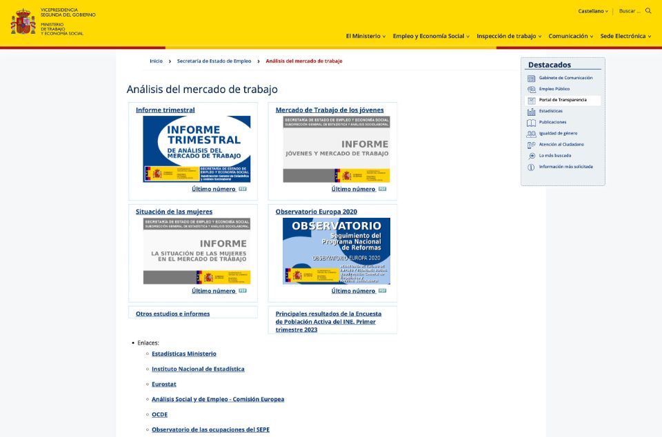 Análisis mercado trabajo